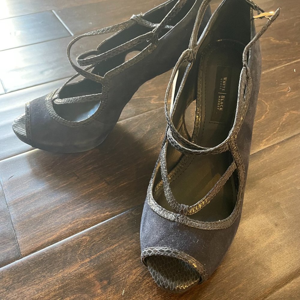 WHBM Sapphire shoes